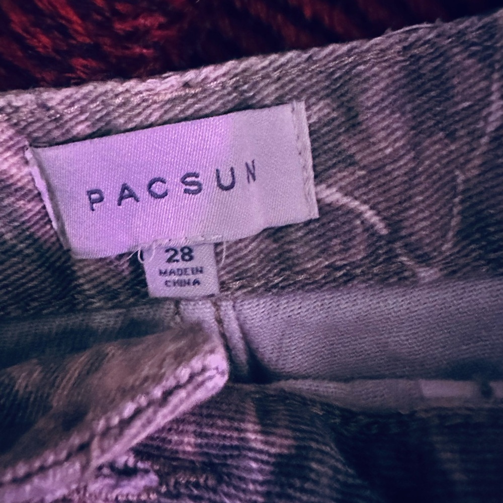 Pacsun mini skirt camo size 28